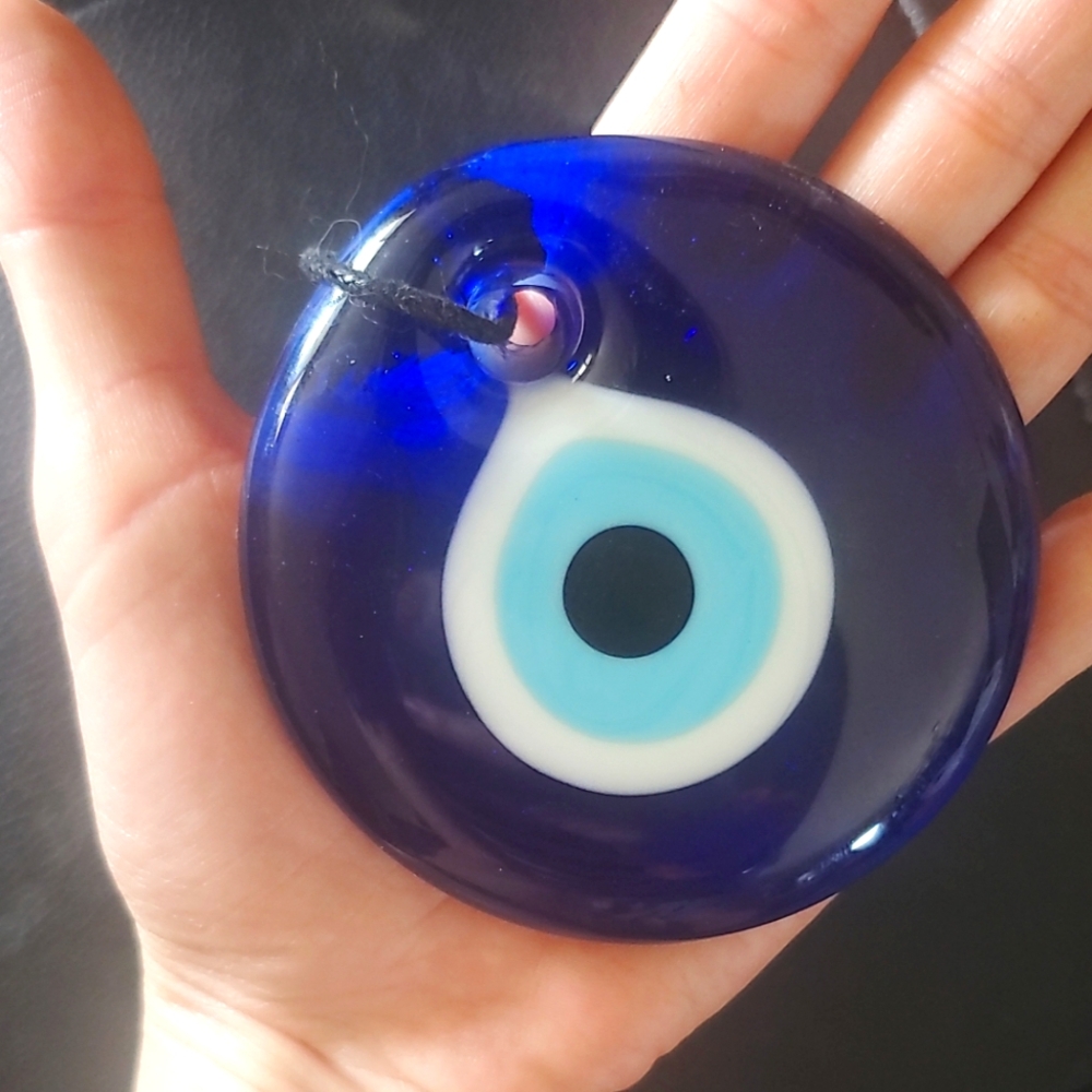 2 Evil eyes. Large and small.